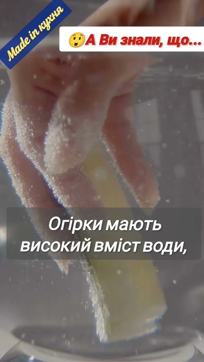 цікаві факти про огірок. А Ви знали, що... - YouTube