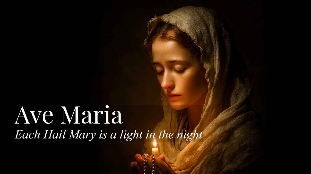 Ave Maria – Candlelight Rosary 🕯️ | Catholic Night Prayer for Peace and ...