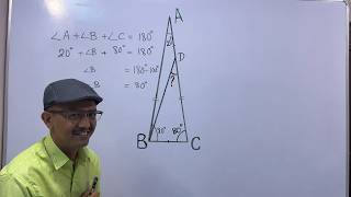 Can you find the unknown angle