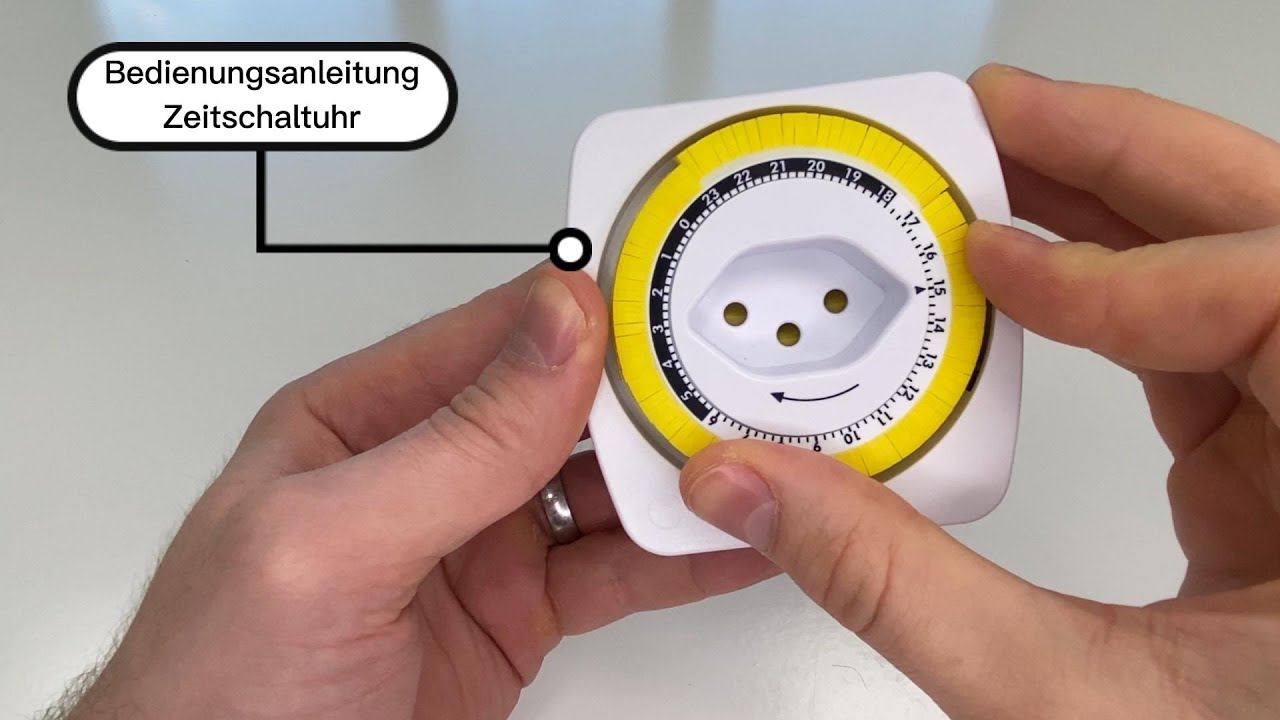 Stelle Einen Timer Auf 12 Minuten Wie stelle ich meine Zeitschaltuhr (Timer) ein? - YouTube