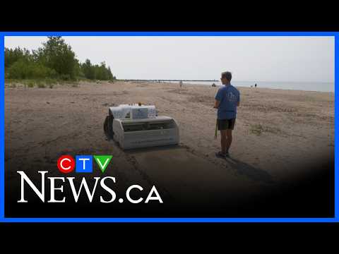 BeachBot cleans up what humans leave behind in Port Burwell