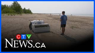 BeachBot cleans up what humans leave behind in Port Burwell