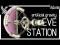 Artificial gravity space station to eve  ksp cinematic