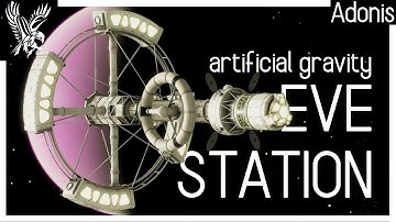 Artificial Gravity Space Station to Eve | KSP Cinematic
