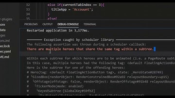 Fix Flutter Error There Are Multiple Heroes That Share The Same Tag Within A Subtree
