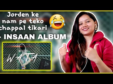 MC STAN - WATA Reaction | MC STAN INSAAN ALBUM RELEASING DATE IS OUT FINALLY  | Ruchika Chhetri