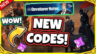 Omg New Codes Dev Note Level 140 Increase? Big Artifact Farming Change Solo Leveling Arise