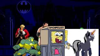Team Ghetto War Machine vs Team NeonChaos MUGEN BATTLE