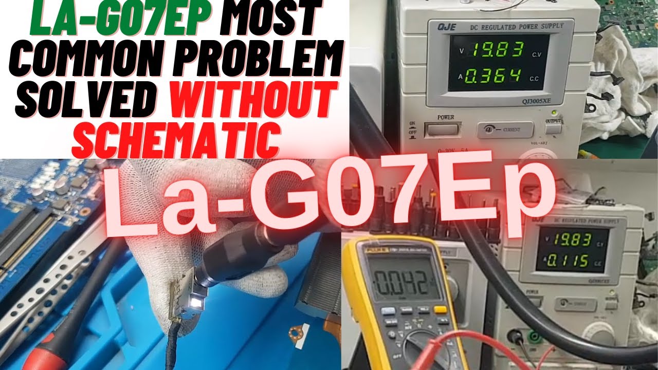 La G07Ep Most Common Problem VCC Core Supply missing  Power On but No Display | Diwali Offer |Laptex