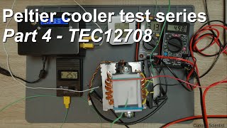 Testing and comparing different Peltier coolers - Part 4 - TEC12708