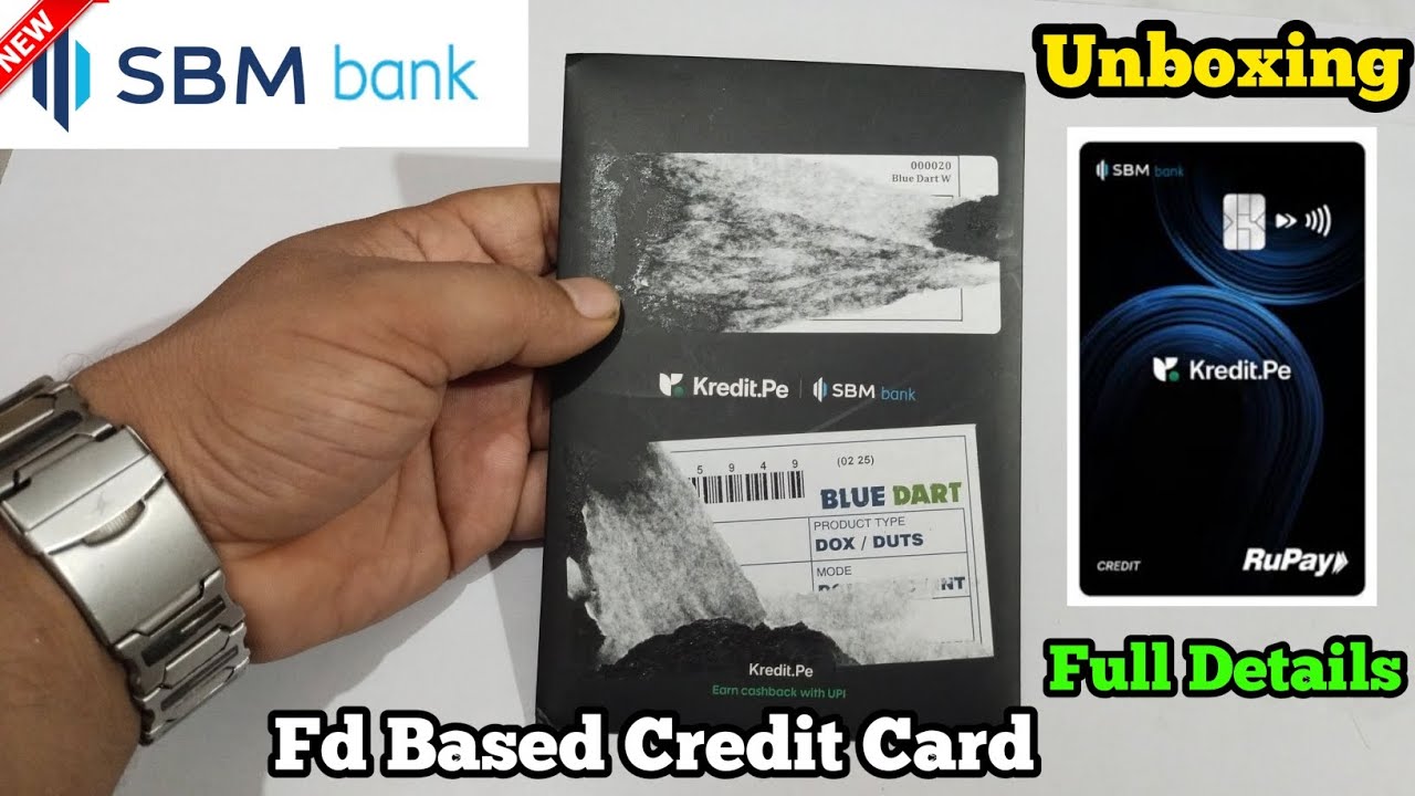 Sbm Bank Kredit.pe Credit card unboxing video| Kredit.pe credit card ...