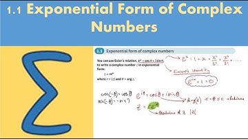 1.1 Exponential Form of Complex Numbers (CORE 2 - Chapter 1: Complex numbers)