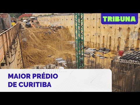 Fundação de mega obra em bairro de Curitiba tem números impressionantes!