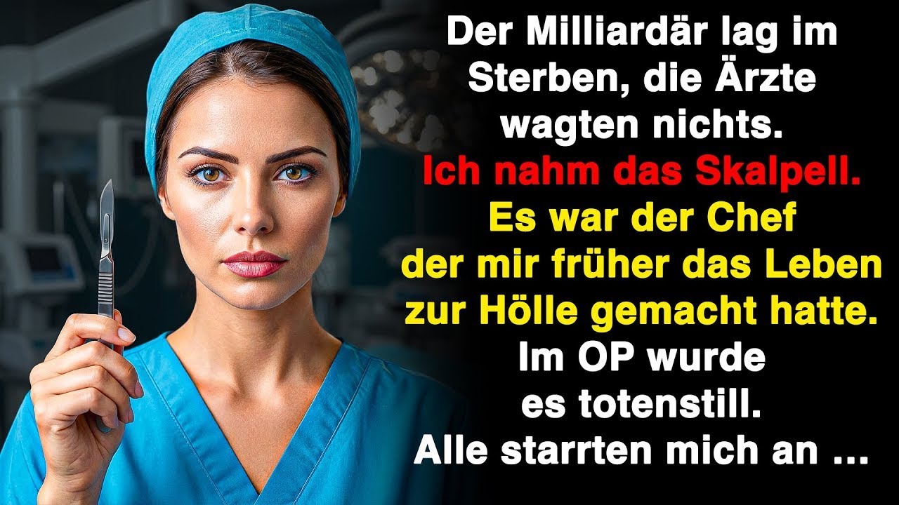 Der Milliardär lag im Sterben, Ärzte zögerten  Ich griff zum Skalpell  Es war mein Ex Chef