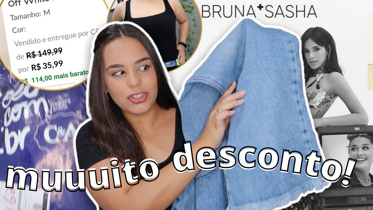 COMPRINHAS C&A ONLINE | coleção BFF, mindset e MUITO MAIS... MUITO DESCONTO C&A | Gabbi Oliveira