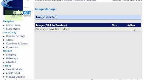 How to manage your images in CubeCart - CubeCart (cube cart) Video Tutorials