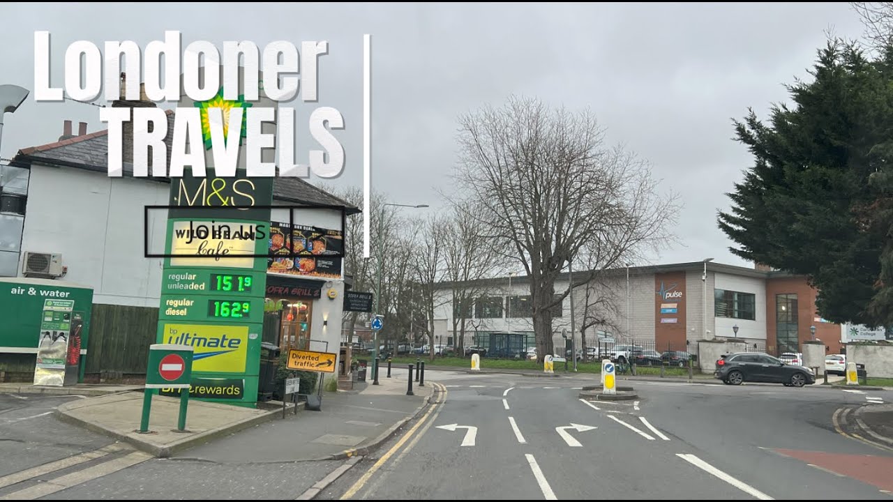 Londoner Travels 4k Drive. Nice peaceful drive exploring nice parts of Surrey Carshalton Beeches-