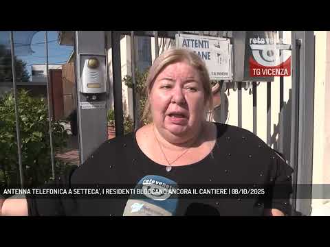 ANTENNA TELEFONICA A SETTECA', I RESIDENTI BLOCCANO ANCORA IL CANTIERE | 08/10/2025