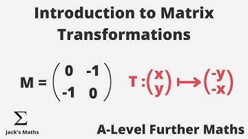 Introduction to Matrices in Transformations (Matrices 9) | A-Level Further Maths