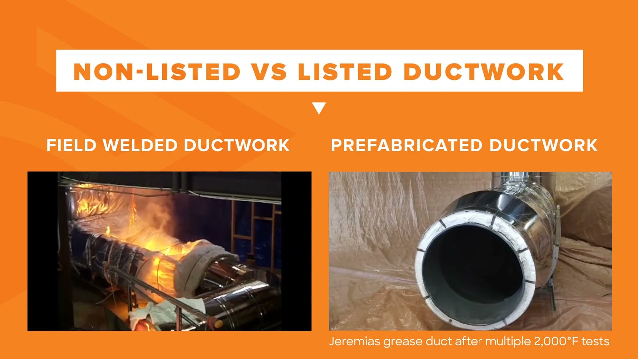Prefabricated Grease Duct YouTube