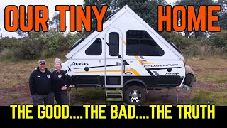 OUR TINY HOME ON WHEELS-FULL TIME TRAVELLING AUSTRALIA SET UP