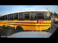 VIDEO: Driver avoids crash as school bus runs red light