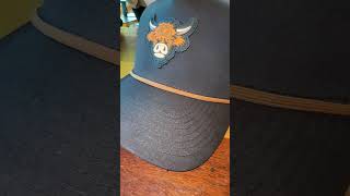 Highland Cow Golf Hat with matching ball marker. #golf #golftiktok #golftok #golfer #golfhat