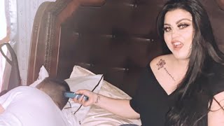 Shaving my husband head while he sleeps prank!!!!
