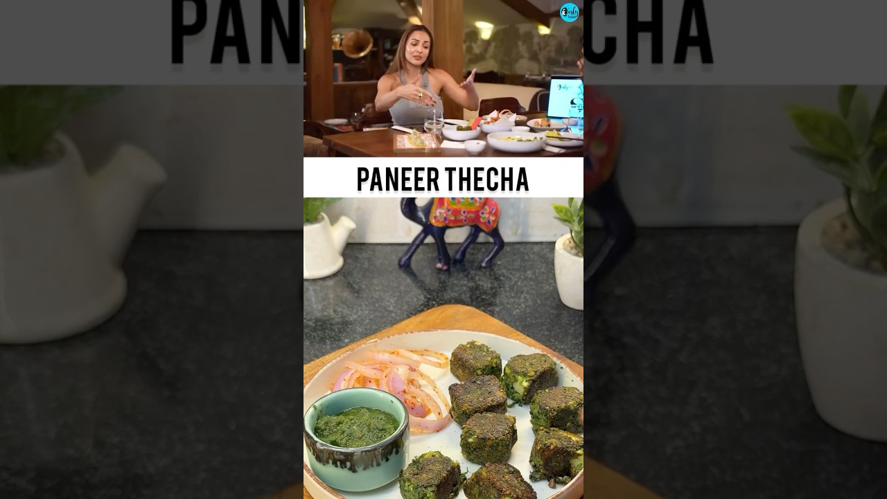 Malaika’s favourite Paneer Thecha 🔥🧀 #paneerthecha #proteinpacked #foryou #recipe #healthy #shorts