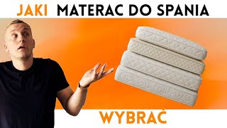 Jaki Materac Do Spania Wybrać?