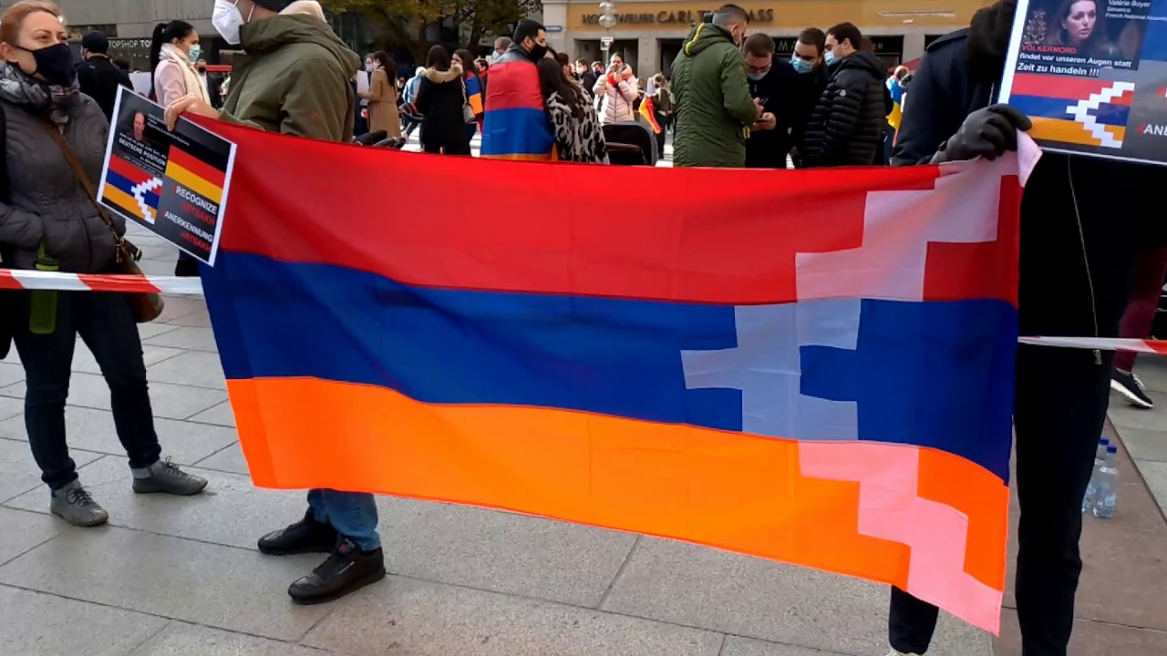 Artsakh is Armenia, Demo in Munich Germany 