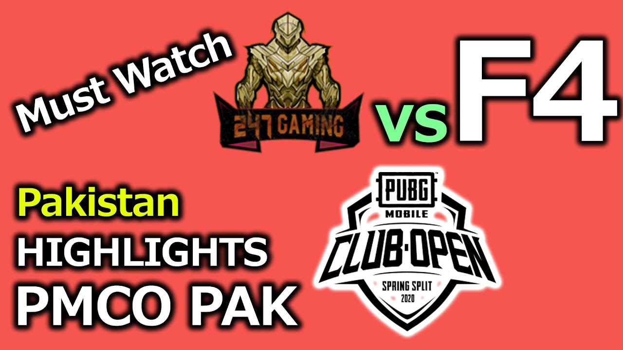 F4 vs 247 Gaming - PMCO Pakistan Group Stages Day 1 2020 Highlights - Highlights