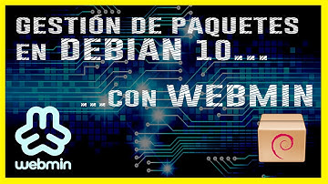 GESTIÓN DE PAQUETES en DEBIAN 10 con WEBMIN