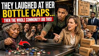 They Laughed at Her Bottle Caps… Until the Whole Town Joined In
