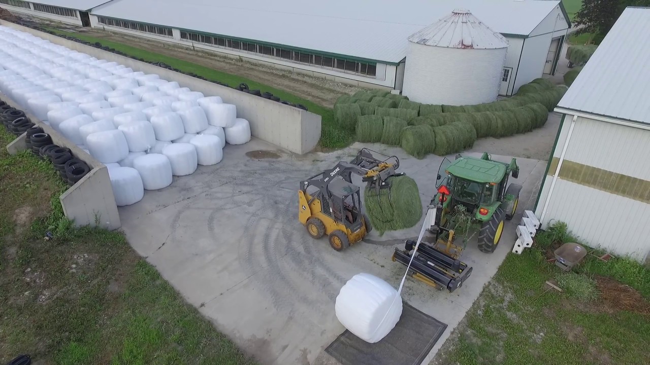 Tubeline TL1000R Individual Bale Wrapping