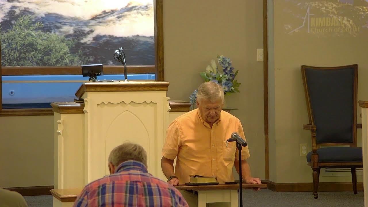 11-9-25 - Sunday Morning Bible Class