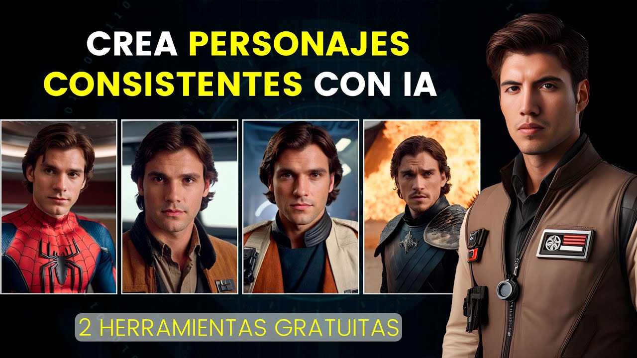 Como hacer personajes consistentes con IA / 2 Herramientas gratuitas y ...