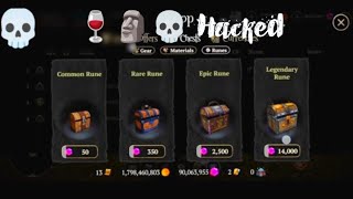Evil lands - Runes,Gems,points,legendaries,rainforsement all hacked in normal Server (no ban)#evil