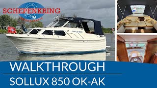 Sollux 850 OK-AK Walktrough | Schepenkring jachtmakelaars | Krekelberg Nautic ** Verkocht **