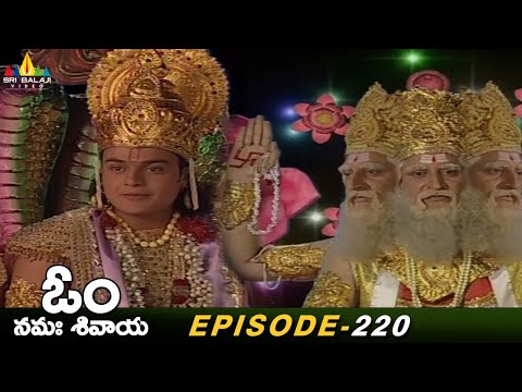 Narada Tells Story about Brahma and Vishnu Dispute | Episode 220 | Om Namah Shivaya Telugu Serial - SRIBALAJIMOVIES