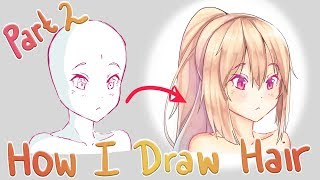 How to shade anime hair by Moemie - Make better art