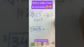 #Viral #Trending #MathTrick Solve Cube Root in Seconds 🤯🔥 | Amazing Math Shortcut