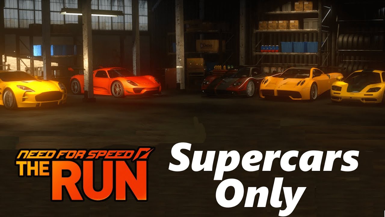 Мод «Только суперкары» — этап 1 | NFS The Run