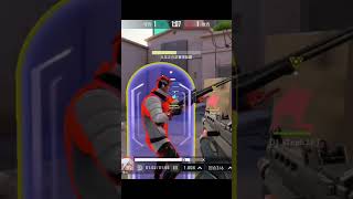 entrying a site using Jett in Valorant Mobile #valorant #valorantmobile #valorantclips #gaming #valo