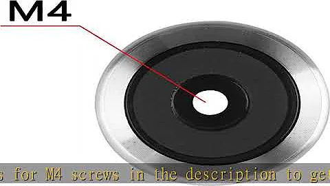 BLUECELL Pack of 4 pcs Aluminum Speaker Isolation Feet Pad for AMP Turntable HIFI Player