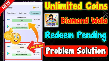 Diamond wala Redeem Problem Solution 2025 | Diamond wala redeem pending problem|diamond wala payment