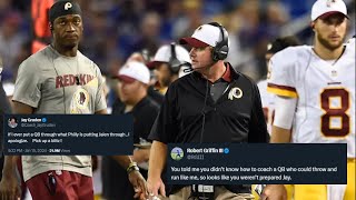 Robert Griffin III and Jay Gruden's Twitter Beef is WILD