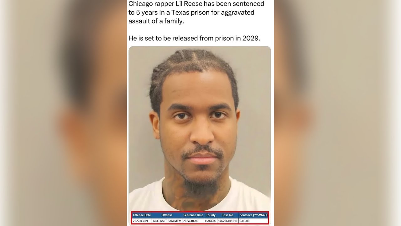 Little Reece Rapper Assault LIL REESE SENTENCED TO 5YRS IN TEXAS JAIL FOR ASSAULT ON FAMILY MEMBER😱 ...