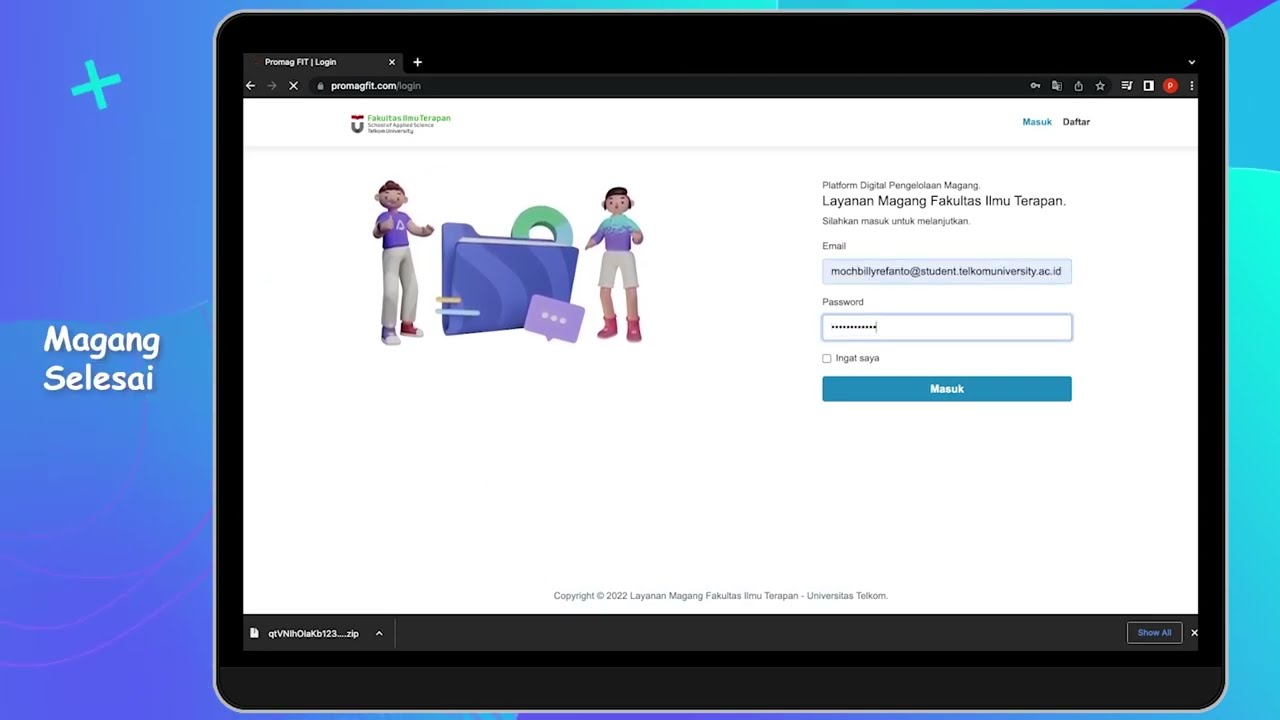 Demo Aplikasi Promag-FIT: Platform Digital Pengelolaan Magang Mahasiswa ...