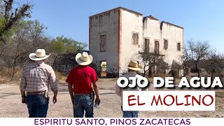 EL MOLINO Y EL OJO DE AGUA en Espiritu Santo, Pinos Zacatecas